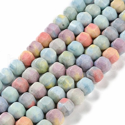 Natural Rainbow Alashan Agate Lantern Beads Strands G-NH0022-B01-02-1
