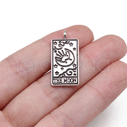 Tibetan Style Alloy Pendants TARO-PW0001-01E-1