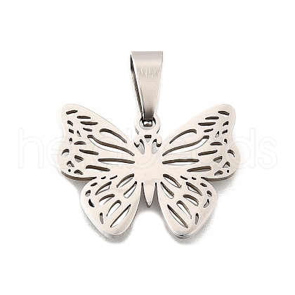 201 Stainless Steel Pendants STAS-R166-03P-1