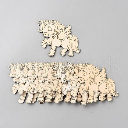 Unicorn Unfinished Wood Pieces WOOD-CJC0007-04F-1