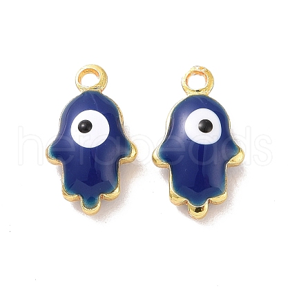 Brass Enamel Pendants KK-J302-04G-01-1