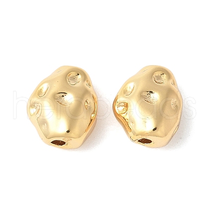 Nuggets Brass Beads KK-U064-19B-G-1