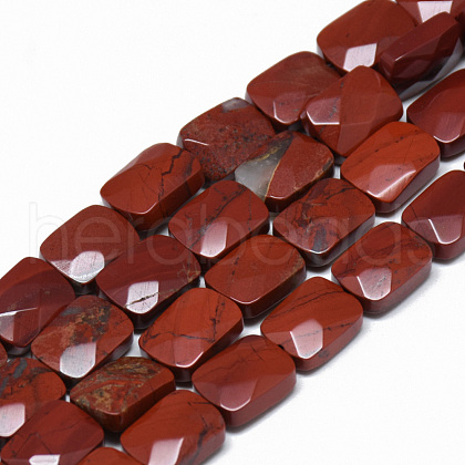 Natural Red Jasper Beads Strands G-T072-07-1