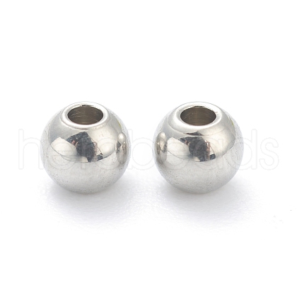 202 Stainless Steel Beads STAS-I180-04A-P-1