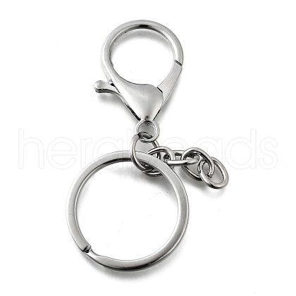 Alloy & Iron Keychain Clasps FIND-Q003-02P-1