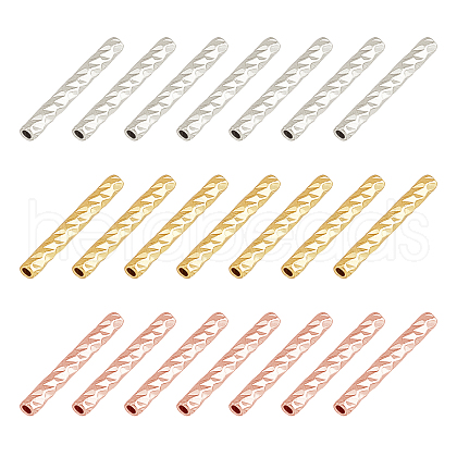 Brass Tube Beads KK-FH0001-18-1