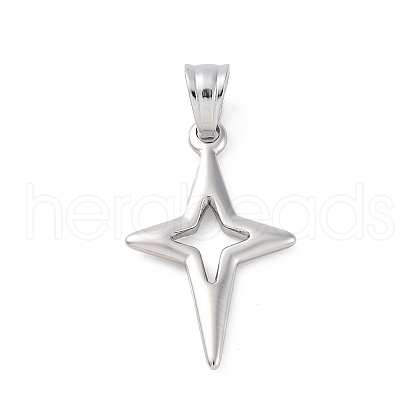 304 Stainless Steel Pendants STAS-L286-01P-1