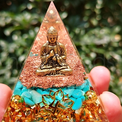 Orgonite Pyramid Resin Energy Generators PW-WG67649-01-1