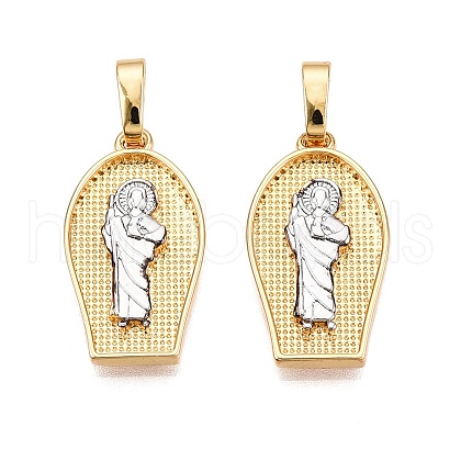 Brass Pendants KK-T070-32G-1