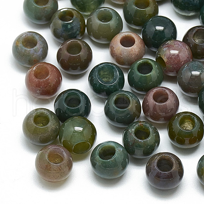 Natural Indian Agate Beads G-T092-12mm-05-1