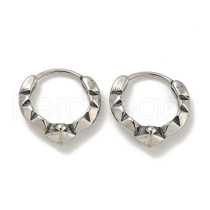 316 Surgical Stainless Steel Hoop Earrings for Women and Men EJEW-D096-20E-AS-1