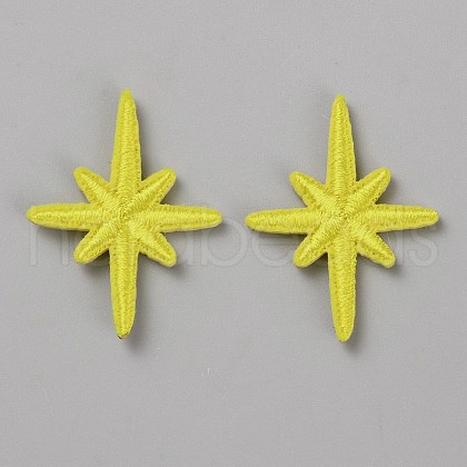 Cloth Star Self-adhesion Embroidery Sew on Appliques PATC-G001-01C-1