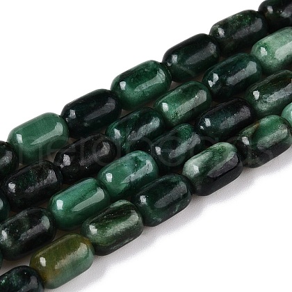 Natural Fuchsite Beads Strands G-G980-34B-1