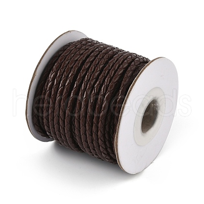 Round Braided Cowhide Cords WL-L009-01B-1