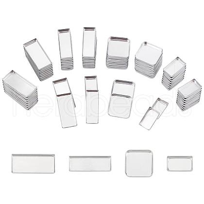   60Pcs 3 Styles Aluminum & 20Pcs Iron Empty Palette Pans FIND-PH0020-97-1