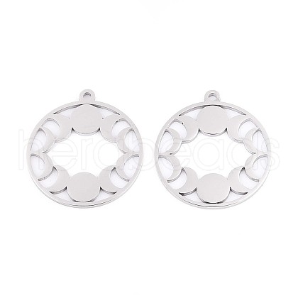 304 Stainless Steel Pendants STAS-N108-32P-1