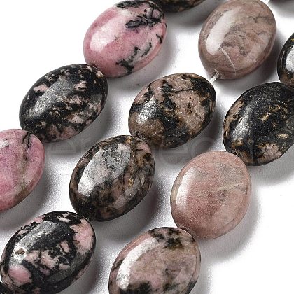 Natural Rhodonite Beads Strands G-P528-M21-01-1