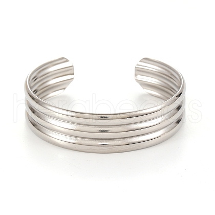 Vintage European Style Stainless Steel Multi-strand Bangles for Women LC4453-2-1