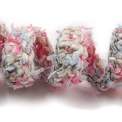 Polyester Crochet Lace Trim OCOR-Q058-21-1