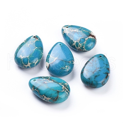 Natural Regalite/Imperial Jasper/Sea Sediment Jasper Pendants G-G814-02A-1