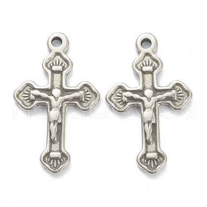 Non-Tarnish 304 Stainless Steel Pendants STAS-P279-20P-1