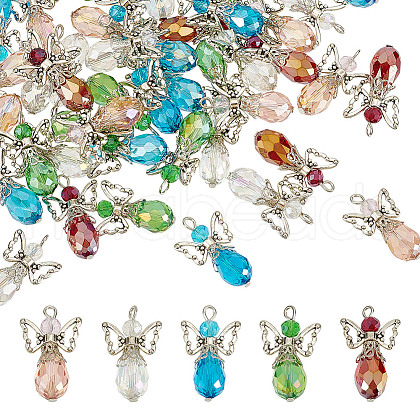 Glass Pendants PALLOY-HY00019-1
