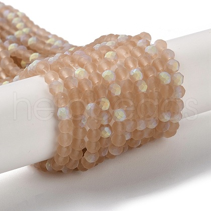 Imitation Jade Glass Beads Strands EGLA-YW0003-19B-17-1