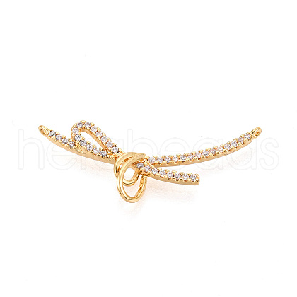 Brass Micro Pave Cubic Zirconia Pendants KK-N263-33G-1