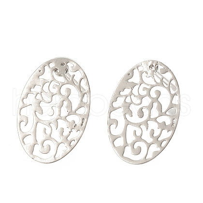Brass Ear Studs X-KK-S345-274-1