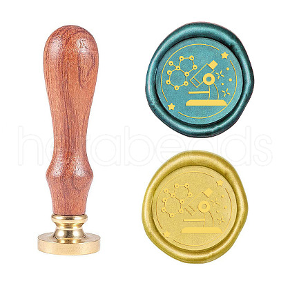 Wax Seal Stamp Set AJEW-WH0131-529-1