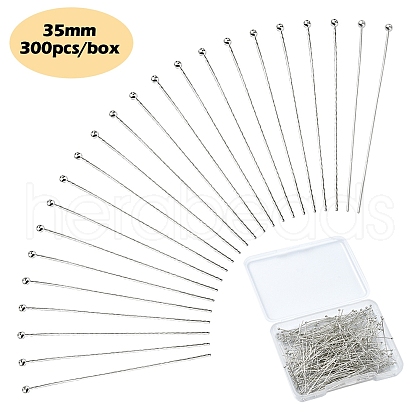 Brass Ball Head Pins KK-YW0002-26A-P-1