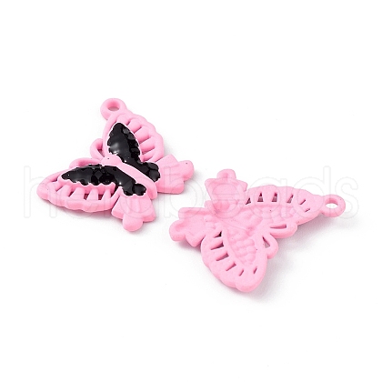Spray Painted Alloy Pendants PALLOY-K001-37-1