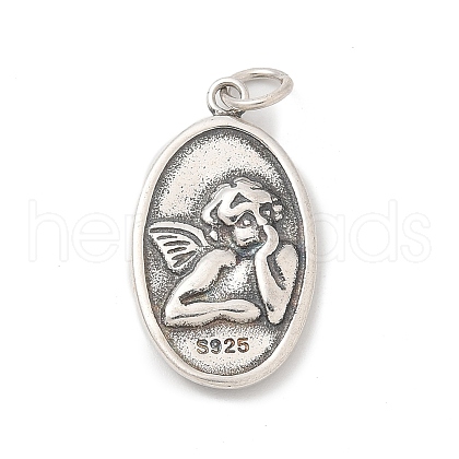 925 Sterling Silver Pendants STER-R008-04AS-04-1