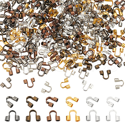 6 Colors Brass Wire Guardians and Protectors KK-LP0001-23A-1
