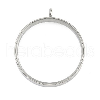 304 Stainless Stee Locket Pendants STAS-S132-16P-07-1