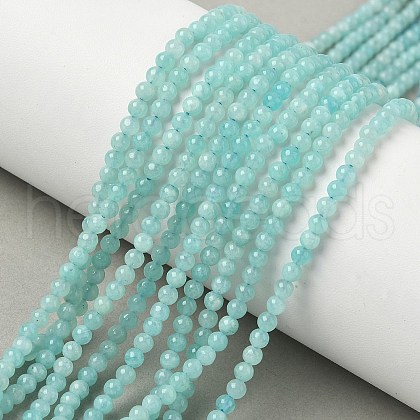 Natural Amazonite Beads Strands G-C201-A01-3mm-1