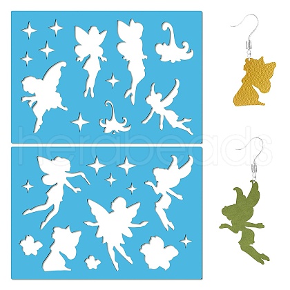 Acrylic Earring Handwork Template DIY-WH0359-085-1