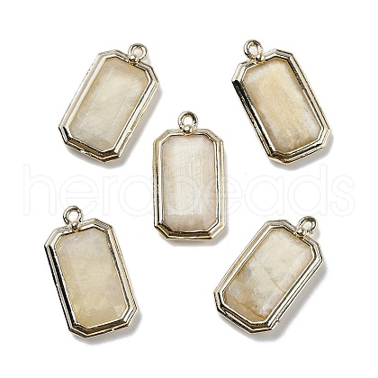 Natural Moonstone Pendants G-U019-04G-05-1