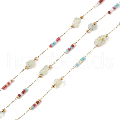 Natural Agate Link Chains CHS-C012-03C-G-1