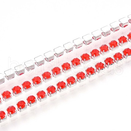 Iron Rhinestone Cup Chains CH-T006-01A-06-1