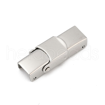 304 Stainless Steel Watch Band Clasps STAS-U055-01A-P-1