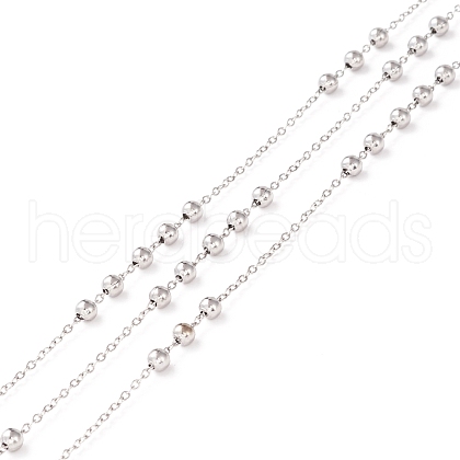 Tarnish Resistant 304 Stainless Steel Satellite Chains STAS-I186-02P-1