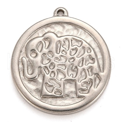 Non-Tarnish 304 Stainless Steel Pendants STAS-Z016-22P-1