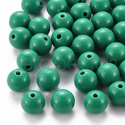 Opaque Acrylic Beads MACR-S370-C12mm-24-1