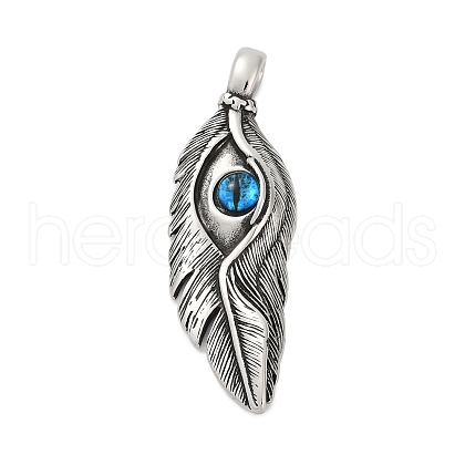 316 Surgical Stainless Steel Pendants STAS-D304-10AS-1