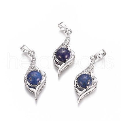 Natural Lapis Lazuli Pendants X-G-L512-G10-1