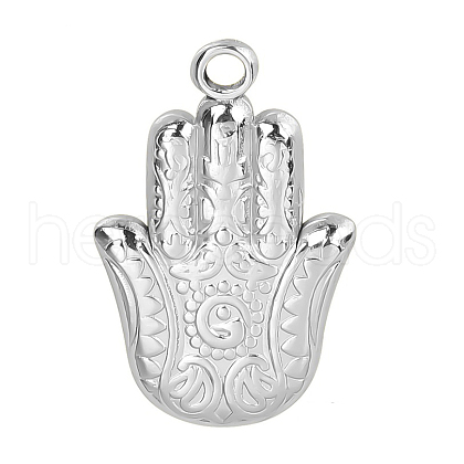 Non-Tarnish 201 Stainless Steel Pendants FIND-PW0004-35P-1