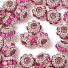 Sparkling Acrylic Rhinestone Round Beads OACR-NH0002-01B-09-2