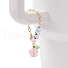 Acrylic Flower Cup Charms HJEW-JM02848-3