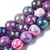 Natural Agate Beads Strands G-Q998-013E-1